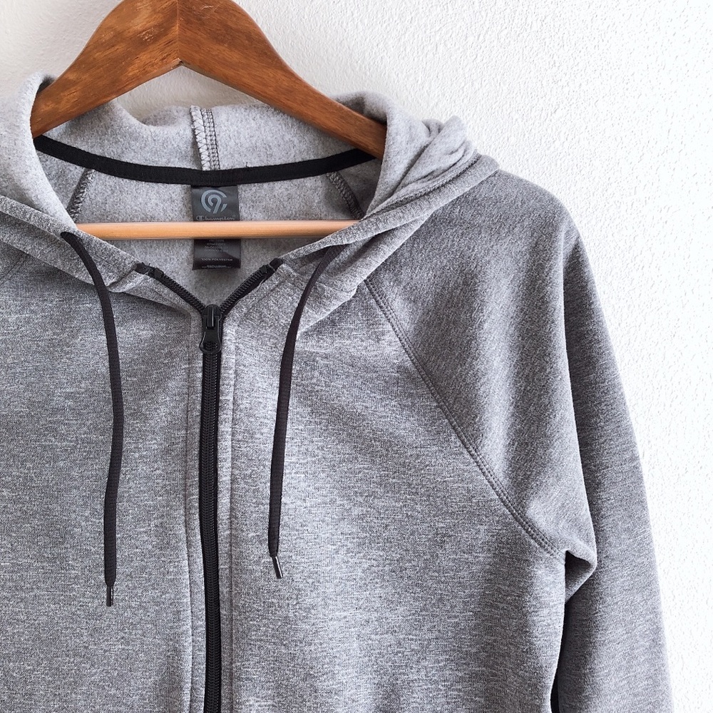 Champion Gray ZipUp Hoodie - Picture 4 of 7